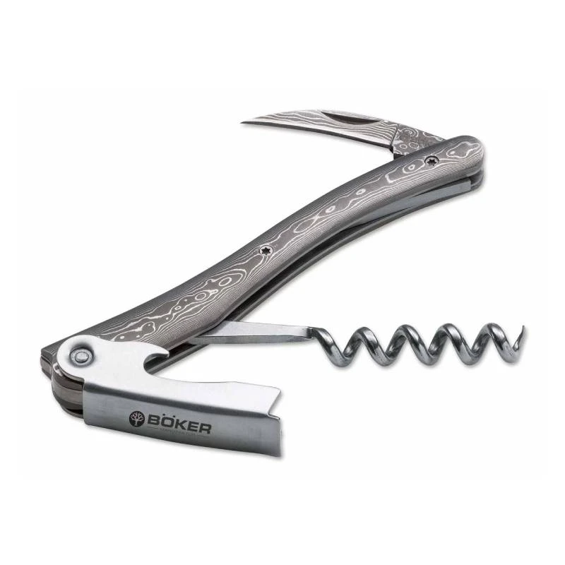 Böker Couteau Pliant De Sommelier Damas | Boker Plus 2 Böker Couteau Pliant De Sommelier Damas | Boker Plus – Image 2