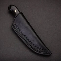 Couteau Skinner En Acier Damas Fait Main Avec Un Manche En Bois 11 Couteau Skinner En Acier Damas Fait Main Avec Un Manche En Bois -Boutique De Couteaux Couteau Skinner acier Damas fait main manche bois 6