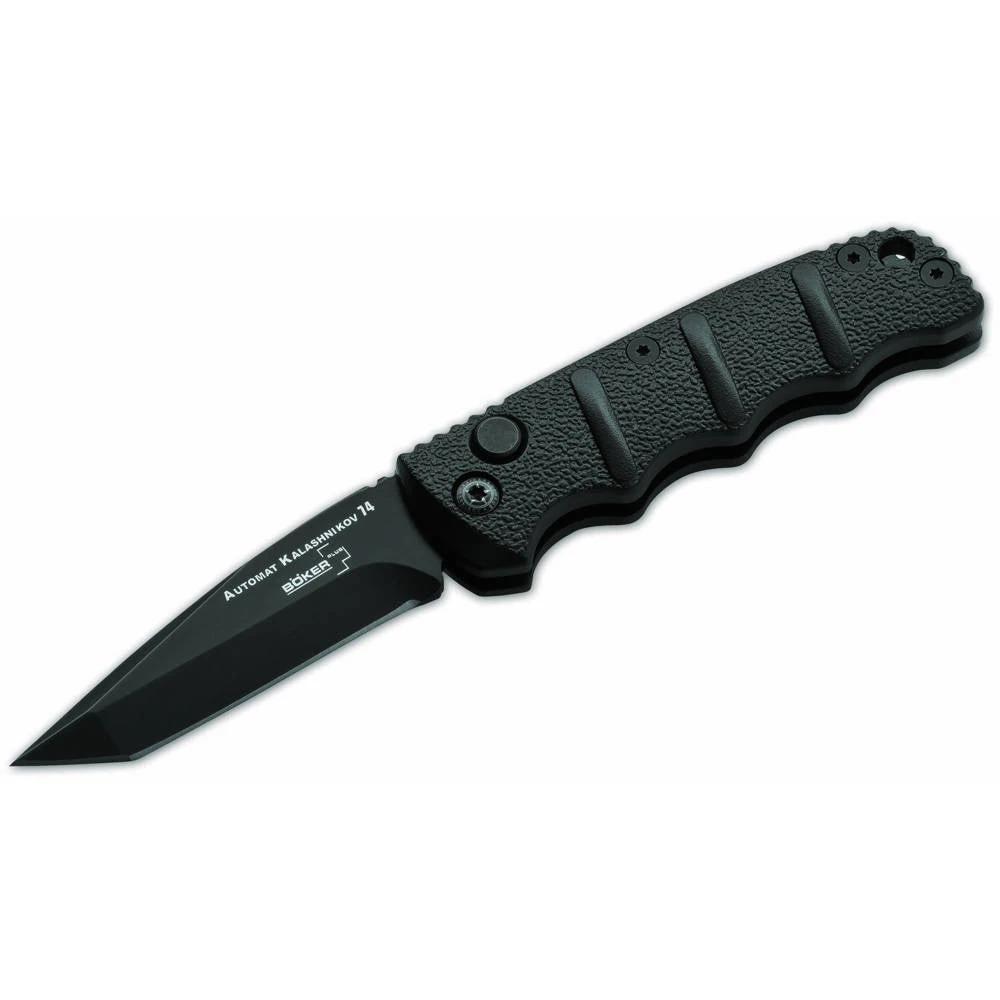 Couteau Automatique AKS-74 Mini Tanto Black Manche Aluminium Boker Plus 1 Couteau Automatique AKS-74 Mini Tanto Black Manche Aluminium Boker Plus