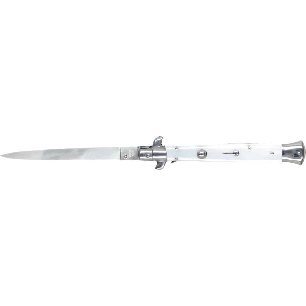 Couteau Automatique Auto Stilleto Nacre Manche Synthétique Consorzio 5 Couteau Automatique Auto Stilleto Nacre Manche Synthétique Consorzio – Image 5