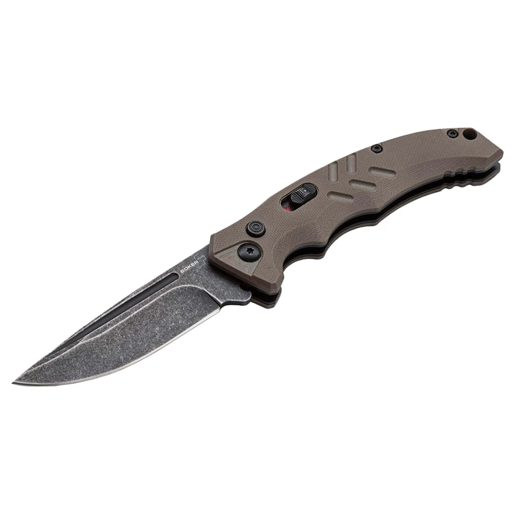 Couteau Automatique Intention II Coyote Manche G10 Boker Plus 1 Couteau Automatique Intention II Coyote Manche G10 Boker Plus