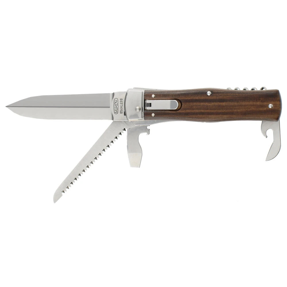 Couteau Automatique Predator 5 Pièces Manche Palissandre Mikov 1 Couteau Automatique Predator 5 Pièces Manche Palissandre Mikov