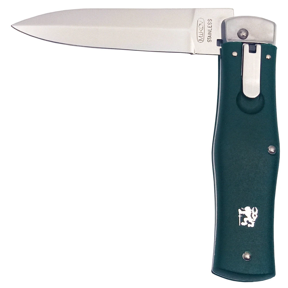 Couteau Automatique Predator Vert Manche Synthétique Mikov 2 Couteau Automatique Predator Vert Manche Synthétique Mikov – Image 2