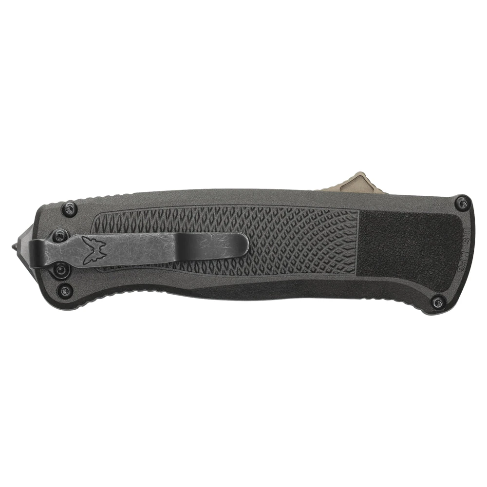 Couteau Automatique Shootout Manche CF-Elite Benchmade 1 Couteau Automatique Shootout Manche CF-Elite Benchmade