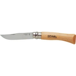 Couteau Pliant Français Tradition Inox N°07 Manche Hêtre Opinel