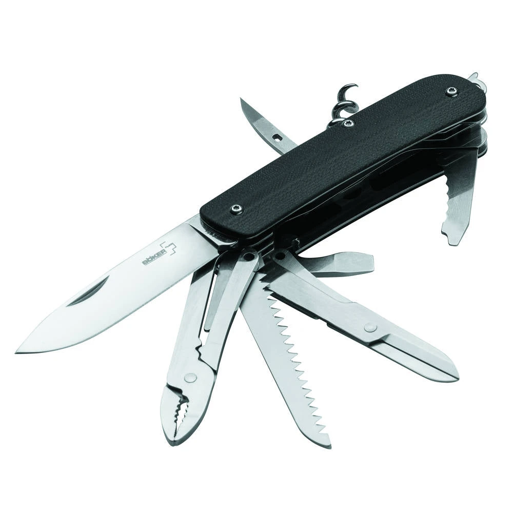 Couteau Pliant Multi-fonctions Tech Tool City 4 Manche G10 Boker Plus 1 Couteau Pliant Multi-fonctions Tech Tool City 4 Manche G10 Boker Plus