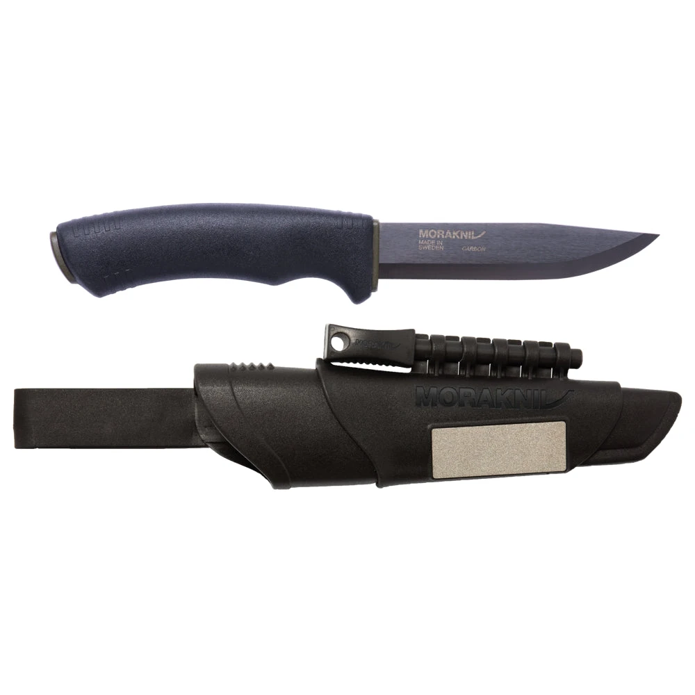 Couteau De Chasse Bushcraft Survival Black Manche Caoutchouc Morakniv 3 Couteau De Chasse Bushcraft Survival Black Manche Caoutchouc Morakniv – Image 3