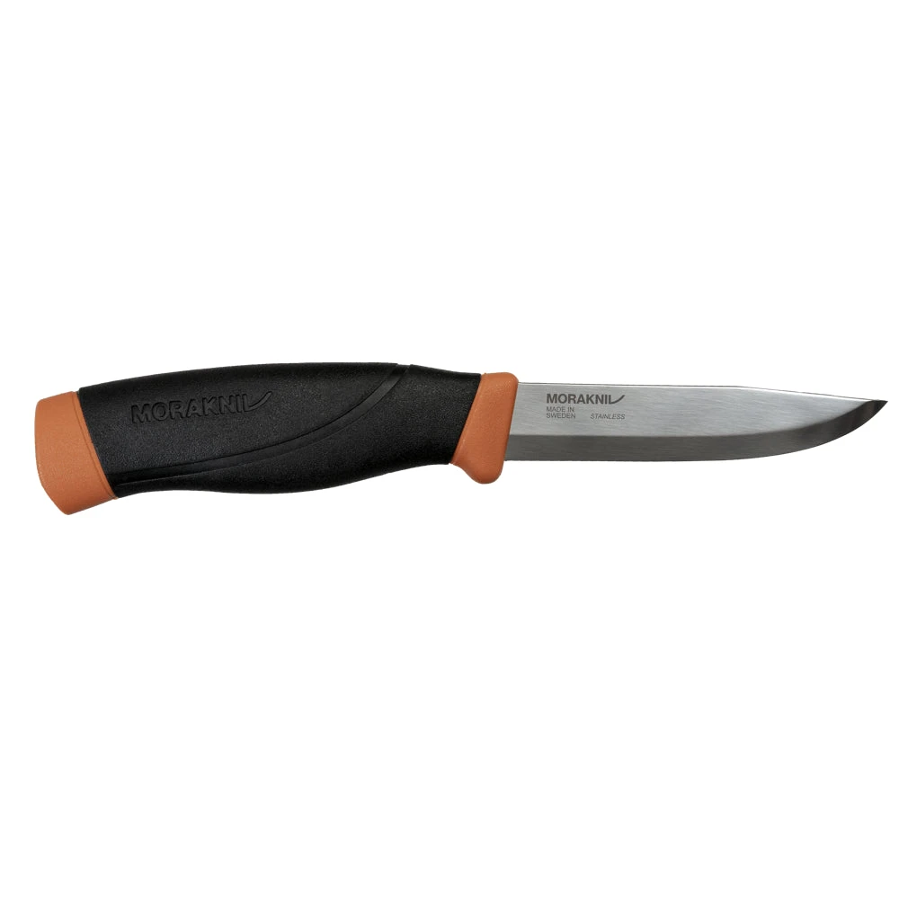 Couteau De Chasse Companion HD Burnt Orange Manche Caoutchouc Morakniv 1 Couteau De Chasse Companion HD Burnt Orange Manche Caoutchouc Morakniv