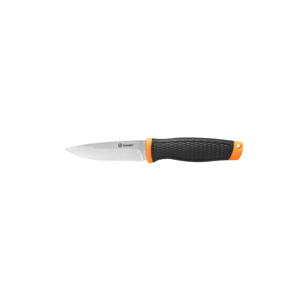 Couteau De Chasse G806 Orange Manche PP+TPR Ganzo 1 Couteau De Chasse G806 Orange Manche PP+TPR Ganzo