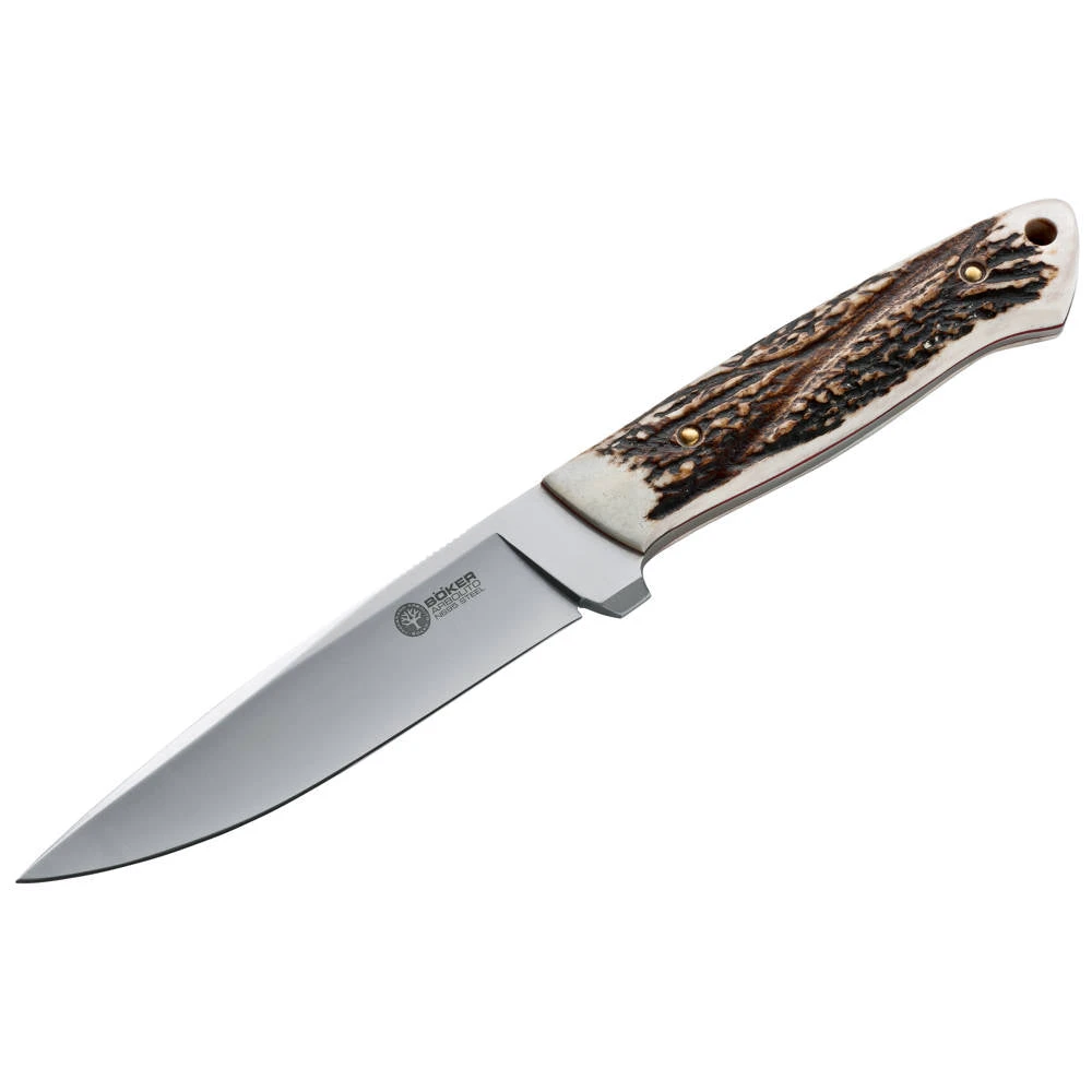 Couteau De Chasse Relincho Stag Manche Bois De Cerf Boker Plus 1 Couteau De Chasse Relincho Stag Manche Bois De Cerf Boker Plus