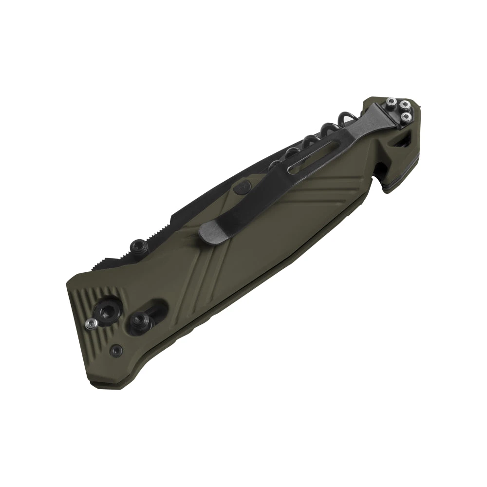 Couteau De Poche CAC Lisse 4 Fonctions Kaki Manche PA6 TBOUTDOOR 3 Couteau De Poche CAC Lisse 4 Fonctions Kaki Manche PA6 TBOUTDOOR – Image 3