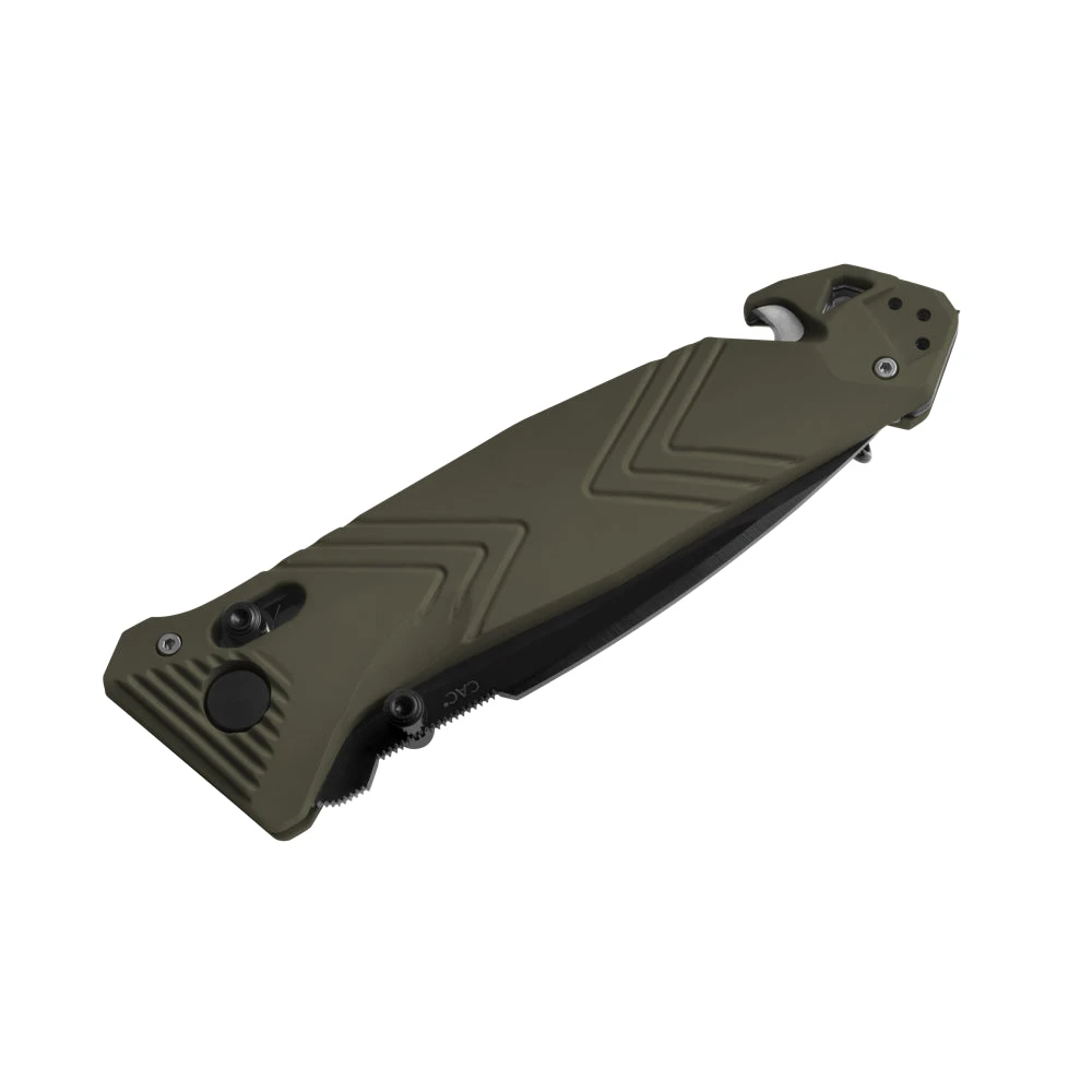 Couteau De Poche CAC Lisse 4 Fonctions Kaki Manche PA6 TBOUTDOOR 2 Couteau De Poche CAC Lisse 4 Fonctions Kaki Manche PA6 TBOUTDOOR – Image 2