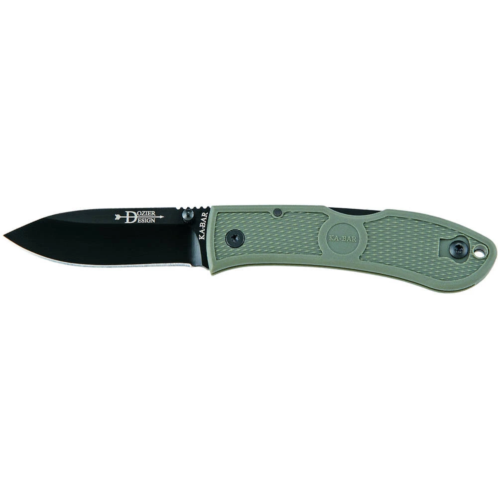 Couteau De Poche Dozier Folding Hunter Foliage Green Manche Zytel Kabar 1 Couteau De Poche Dozier Folding Hunter Foliage Green Manche Zytel Kabar