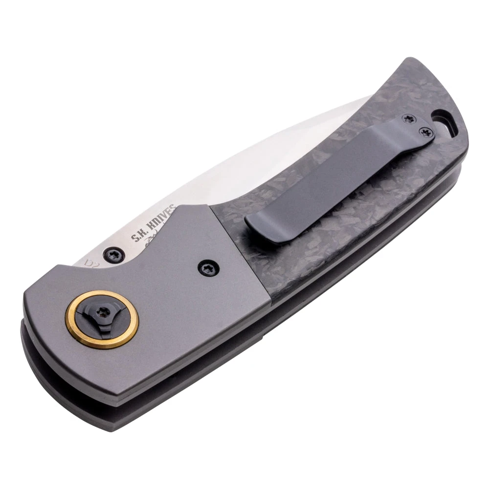 Couteau De Poche Gulo Pro Marble CF Manche Fibre De Carbone/Titane Boker Plus 4 Couteau De Poche Gulo Pro Marble CF Manche Fibre De Carbone/Titane Boker Plus – Image 4