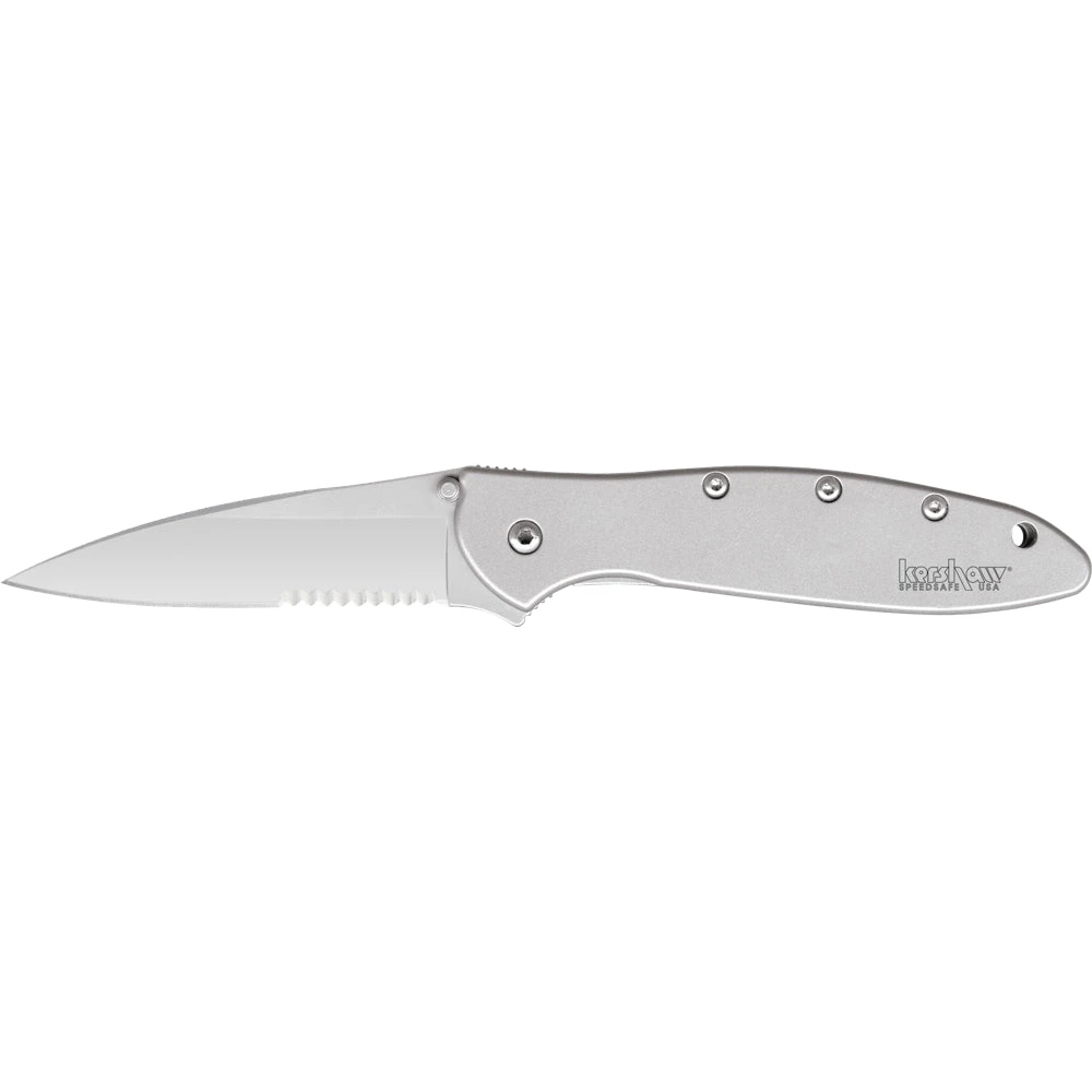 Couteau De Poche Leek Serrated Manche 410 Kershaw 1 Couteau De Poche Leek Serrated Manche 410 Kershaw