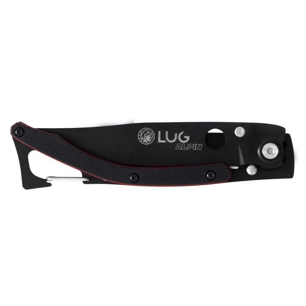 Couteau De Poche SP1T Noir/Rouge Manche G10/Acier Lug 4 Couteau De Poche SP1T Noir/Rouge Manche G10/Acier Lug – Image 4