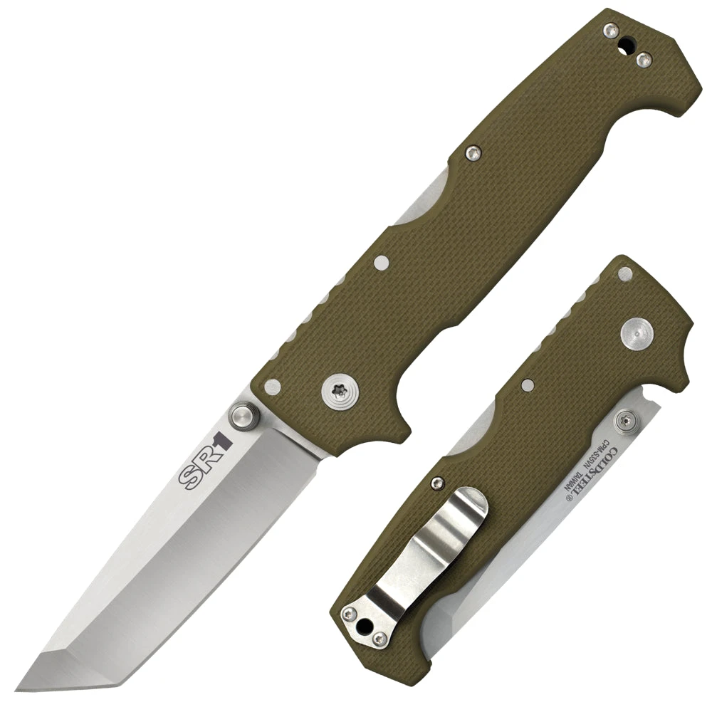 Couteau De Poche SR1 Tanto Manche G10 Cold Steel 1 Couteau De Poche SR1 Tanto Manche G10 Cold Steel