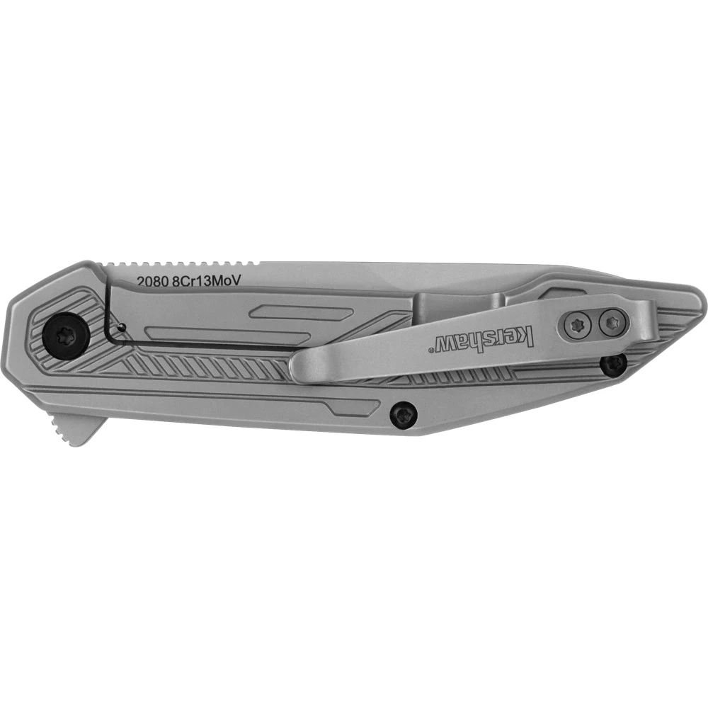 Couteau De Poche Terran Manche Acier Kershaw 3 Couteau De Poche Terran Manche Acier Kershaw – Image 3