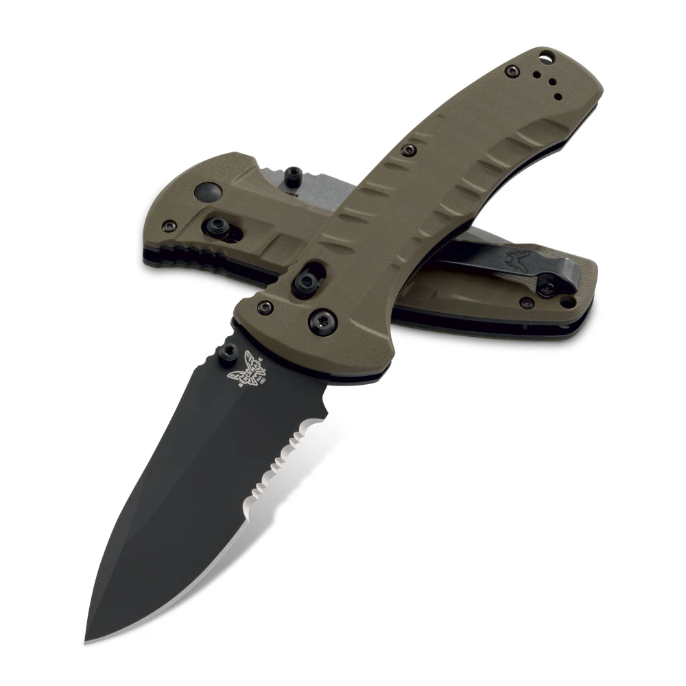 Couteau De Poche Turret Manche G10 Benchmade 2 Couteau De Poche Turret Manche G10 Benchmade – Image 2