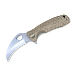 Karambit Claw D2 Medium Tan Plain Manche FRN Honey Badger