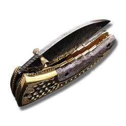 Couteau De Poche Lame Karambit 5 Couteau De Poche Lame Karambit -Boutique De Couteaux couteau lore damas