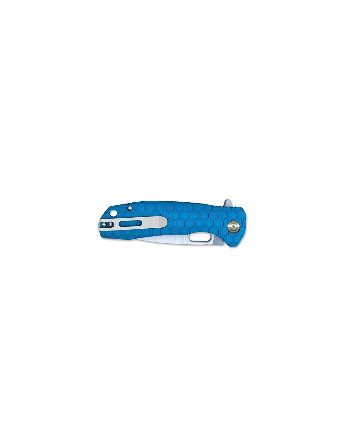 Couteau Pliant Honey Badger Flipper Medium Blue 2 Couteau Pliant Honey Badger Flipper Medium Blue – Image 2