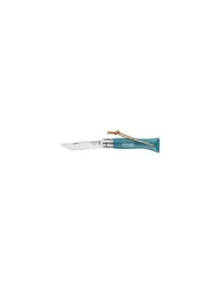 Couteau Pliant Opinel Baroudeur N°06 Inox Turquoise