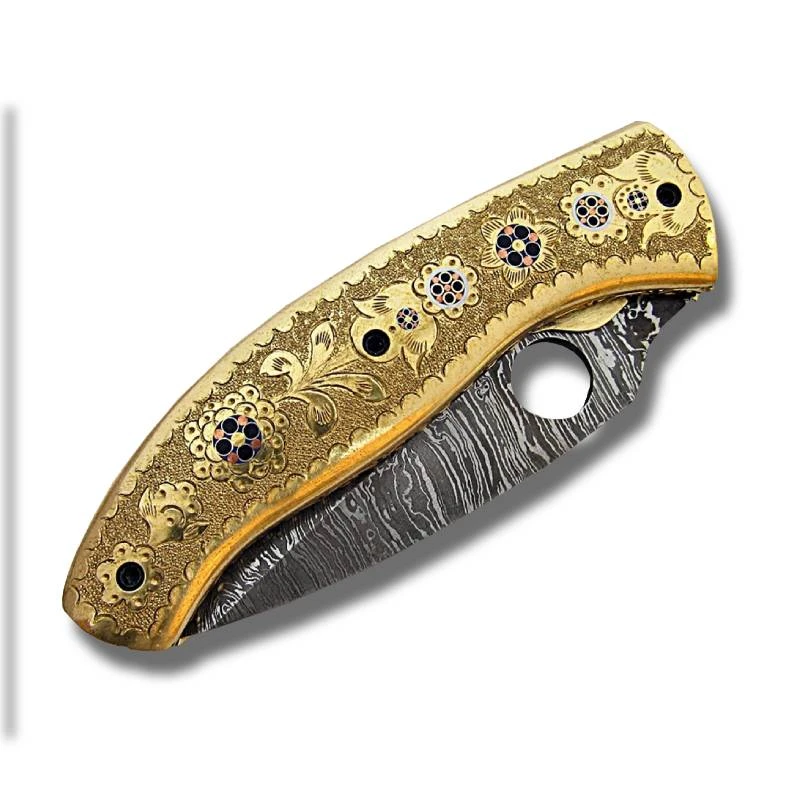 Couteau De Poche Firestorm Avec Manche En Métal 2 Couteau De Poche Firestorm Avec Manche En Métal – Image 2